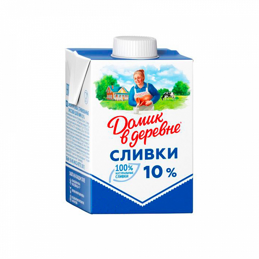 Сливки домик в деревне 20% 480 гр