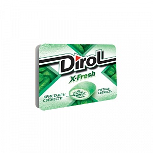 Жевательная резинка "Dirol X-Fresh" 60 мин мята 16 г