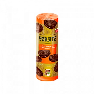 Печенье сахарное "Forsite" с шоколадно-ореховым вкусом 208 г