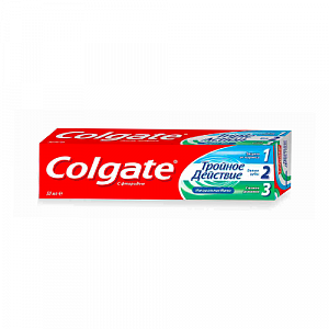 Зубная паста "Colgate" Тройное действие 50 мл 