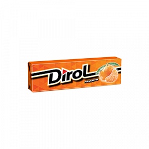 Жевательная резинка "Dirol" мандарин 13,6 г